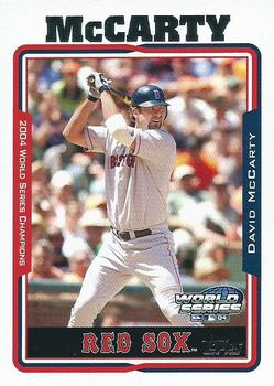 2004 Topps World Champions Boston Red Sox #24 David McCarty Front