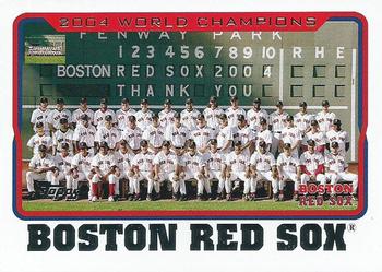 2004 Topps World Champions Boston Red Sox #31 Boston Red Sox Front