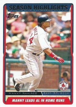 2004 Topps World Champions Boston Red Sox #36 Manny Ramirez Front