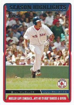 2004 Topps World Champions Boston Red Sox #39 Bill Mueller Front
