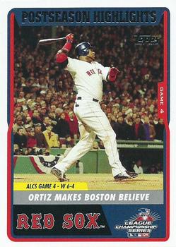 2004 Topps World Champions Boston Red Sox #46 David Ortiz Front