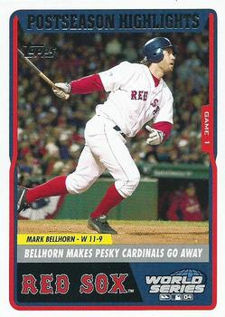 2004 Topps World Champions Boston Red Sox #51 Mark Bellhorn Front