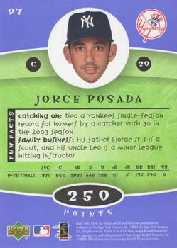 Jorge Posada Gallery  Trading Card Database