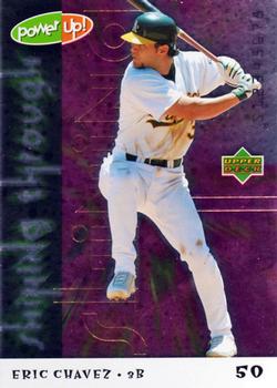 2004 Upper Deck Power Up - Shining Through #ST-12 Eric Chavez Front