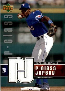 2004 Upper Deck r-class - Jersey #AS Alfonso Soriano Front