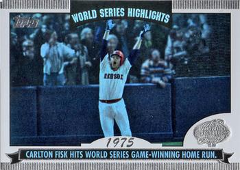 2004 Topps - World Series Highlights (Series One) #WS-CF Carlton Fisk Front