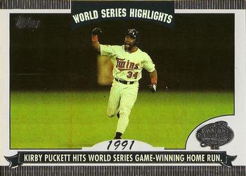 2004 Topps - World Series Highlights (Series One) #WS-KP Kirby Puckett Front