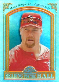 1998 Leaf - Heading for the Hall Samples #13 Mark McGwire Front