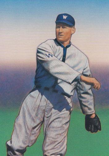 2000 USPS Legends of Baseball Postcards - Prepaid Postcard #NNO Walter Johnson Front