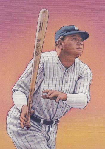 2000 USPS Legends of Baseball Postcards - Prepaid Postcard #NNO Babe Ruth Front