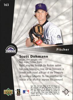 2004 Upper Deck Sweet Spot - Limited #163 Scott Dohmann Back