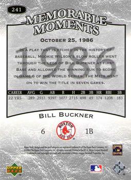 2004 Upper Deck Legends Timeless Teams #241 Bill Buckner Back