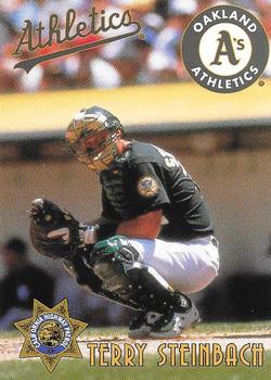 1995 Oakland Athletics Police #5 Terry Steinbach Front