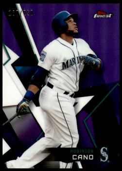 2018 Finest - Purple Refractor #35 Robinson Cano Front