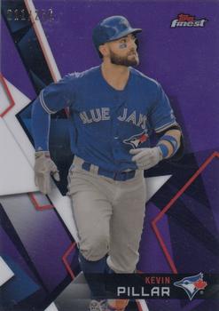 2018 Finest - Purple Refractor #42 Kevin Pillar Front