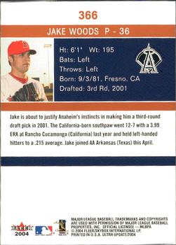 2004 Ultra #366 Jake Woods Back