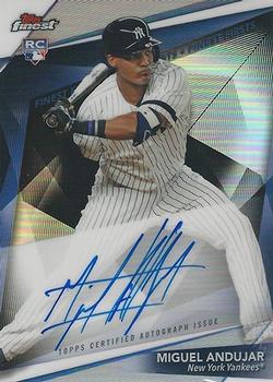 2018 Finest - Finest Firsts Autographs #FFA-MA Miguel Andujar Front
