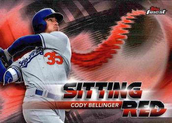 2018 Finest - Sitting Red #SR-CB Cody Bellinger Front