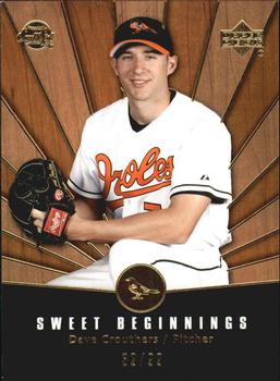 2004 Upper Deck Sweet Spot - Wood #105 Dave Crouthers Front