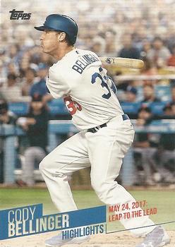 2018 Topps - Cody Bellinger Highlights #CB-6 May 24, 2017: Leap to the Lead Front