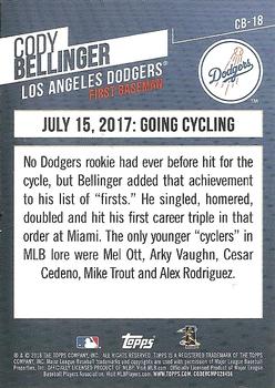 2018 Topps - Cody Bellinger Highlights #CB-18 July 15, 2017: Going Cycling Back