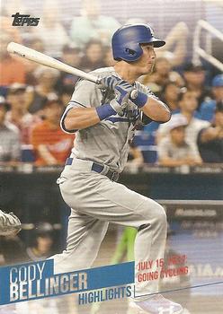 2018 Topps - Cody Bellinger Highlights #CB-18 July 15, 2017: Going Cycling Front
