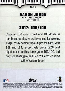 2018 Topps - Aaron Judge Highlights #AJ-23 Aaron Judge Back