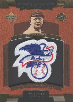 2004 Upper Deck Sweet Spot Classic - Patch SN150 #SSP-CY Cy Young Front