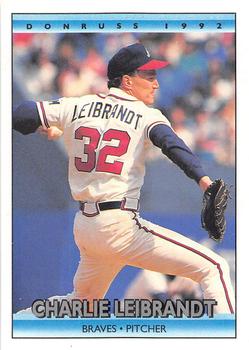 1992 Donruss #84 Charlie Leibrandt Front