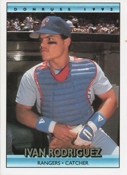 1992 Donruss #289 Ivan Rodriguez Front