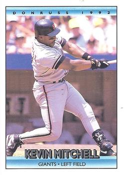 1992 Donruss #583 Kevin Mitchell Front