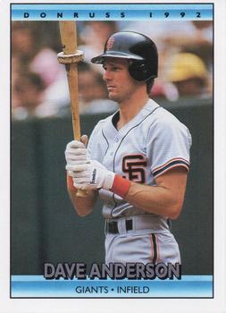 1992 Donruss #759 Dave Anderson Front