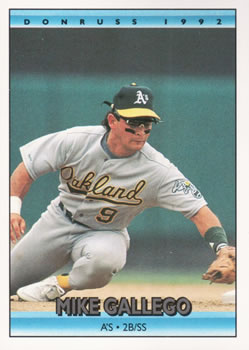 1992 Donruss #314 Mike Gallego Front