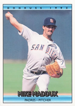 1992 Donruss #450 Mike Maddux Front