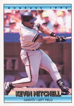 1992 Donruss #583 Kevin Mitchell Front