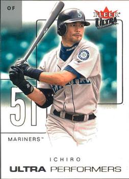 2004 Ultra - Ultra Performers #1 UP Ichiro Front