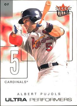 2004 Ultra - Ultra Performers #2 UP Albert Pujols Front