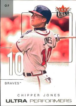 2004 Ultra - Ultra Performers #9 UP Chipper Jones Front
