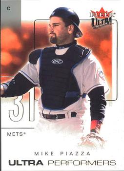 2004 Ultra - Ultra Performers #10 UP Mike Piazza Front