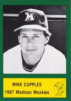 1987 Madison Muskies  #5 Mike Cupples Front
