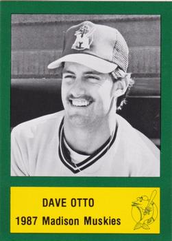 1987 Madison Muskies  #14 Dave Otto Front