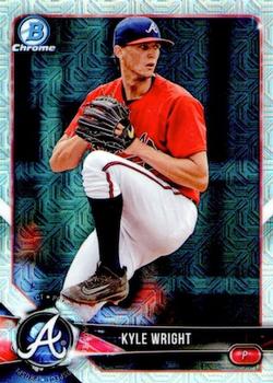 2018 Bowman - Chrome Prospects Mojo Refractor #BCP14 Kyle Wright Front