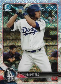 2018 Bowman - Chrome Prospects Mojo Refractor #BCP31 DJ Peters Front