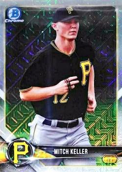2018 Bowman - Chrome Prospects Mojo Refractor #BCP38 Mitch Keller Front