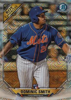 2018 Bowman - Chrome Rookie of the Year Favorites Mojo Refractor #ROYF-DS Dominic Smith Front