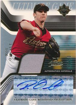2004 Upper Deck Ultimate Collection - Game Materials Signatures #GJS-RO Roy Oswalt Front