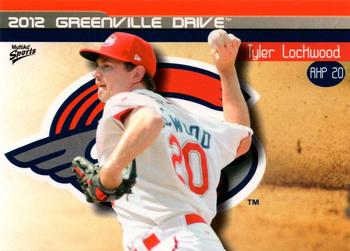 2012 MultiAd Greenville Drive #19 Tyler Lockwood Front