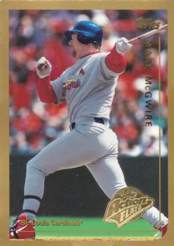 1999 Topps Action Flats Cards #S1-3 Mark McGwire Front