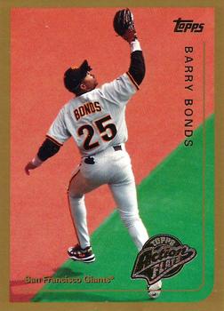 1999 Topps Action Flats Cards #S1-6 Barry Bonds Front