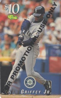 1995 Classic MLB $10 Phone Cards - Promos #NNO Ken Griffey Jr. Front